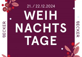 Weihnachtstage Weingut Becker