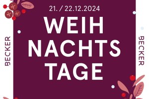 Weihnachtstage Weingut Becker