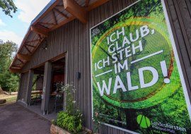 Wald-Naturschutzzentrum Forsthaus Ober-Olmer Wald, © Landesforsten.RLP.de / Jonathan Fieber