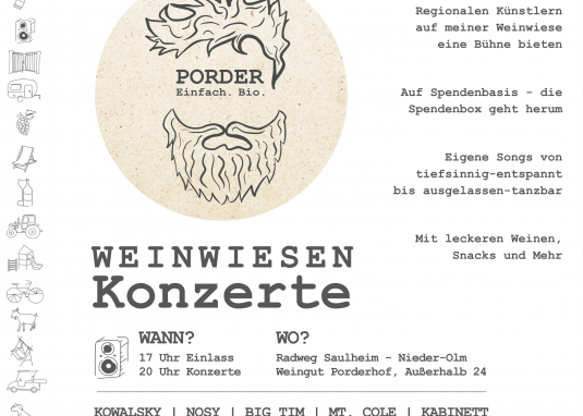 Weinwiese-Konzerte © Weingut Porderhof